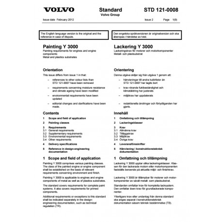 VOLVO STD 121-0008 0