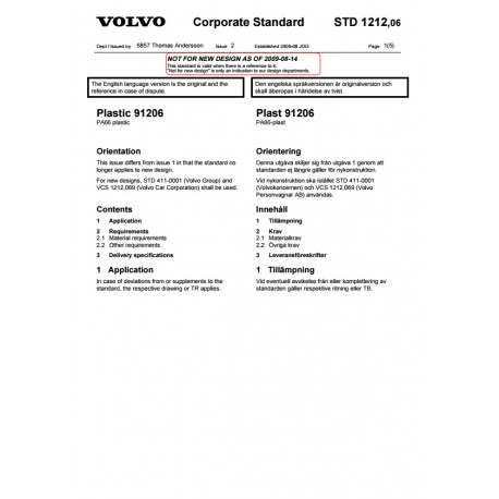 VOLVO STD 1212,06 0