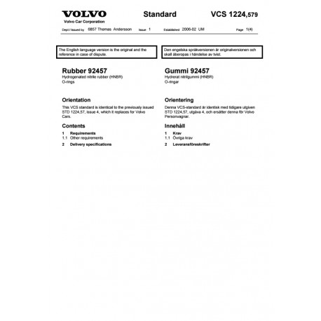 VOLVO STD 1224,579 0