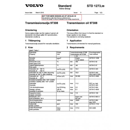 VOLVO STD 1273,08 0