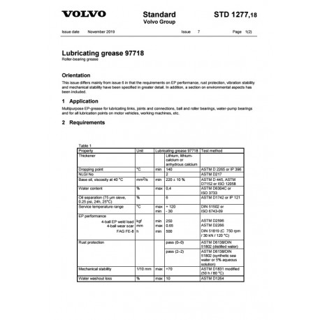 VOLVO STD 1277,18 0