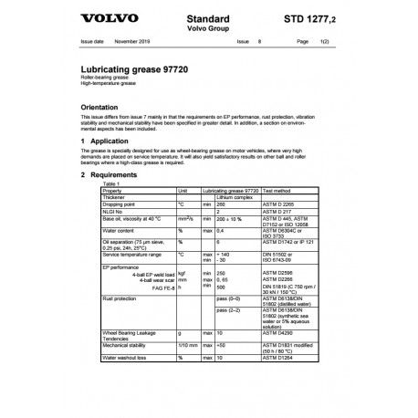 VOLVO STD 1277,2 0