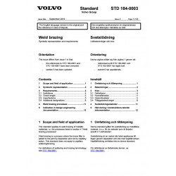 VOLVO STD 184-0003 0