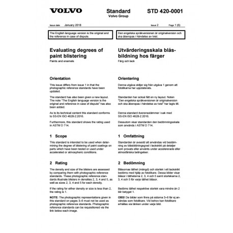 VOLVO STD 420-0001 0