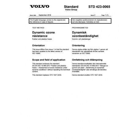 VOLVO STD 423-0065 0