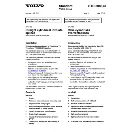 VOLVO STD 5083,81 0