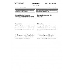 VOLVO STD 511-0001 0