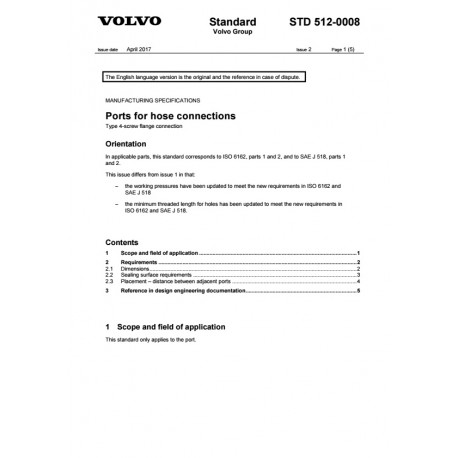 VOLVO STD 512-0008 0