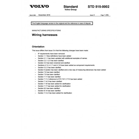 VOLVO STD 515-0002 0