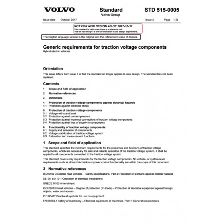 VOLVO STD 515-0005 0