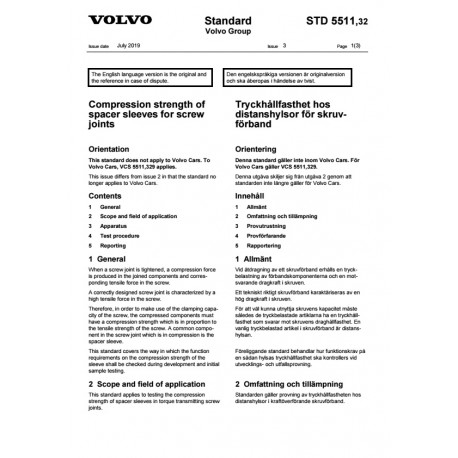 VOLVO STD 5511,32 0