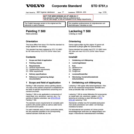 VOLVO STD 5751,5 0