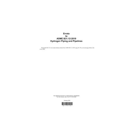 ASME B31.12-2019 Errata 1